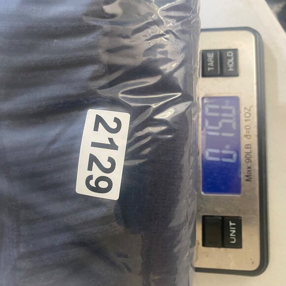 Eddie Bauer Cashmere Cotton Blend Sweater Mens XL Navy Blue Pullover 1/4 Zip Pre - Picture 9 of 9